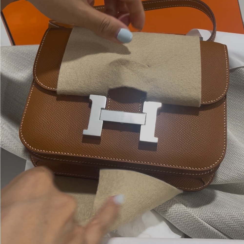 Brown Leather Handbag